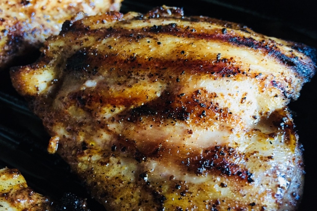 spiced & cooked chicken thigh