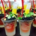 watermelon shooters with passionfruit