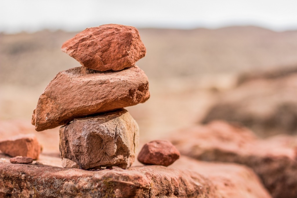 rocks stacked